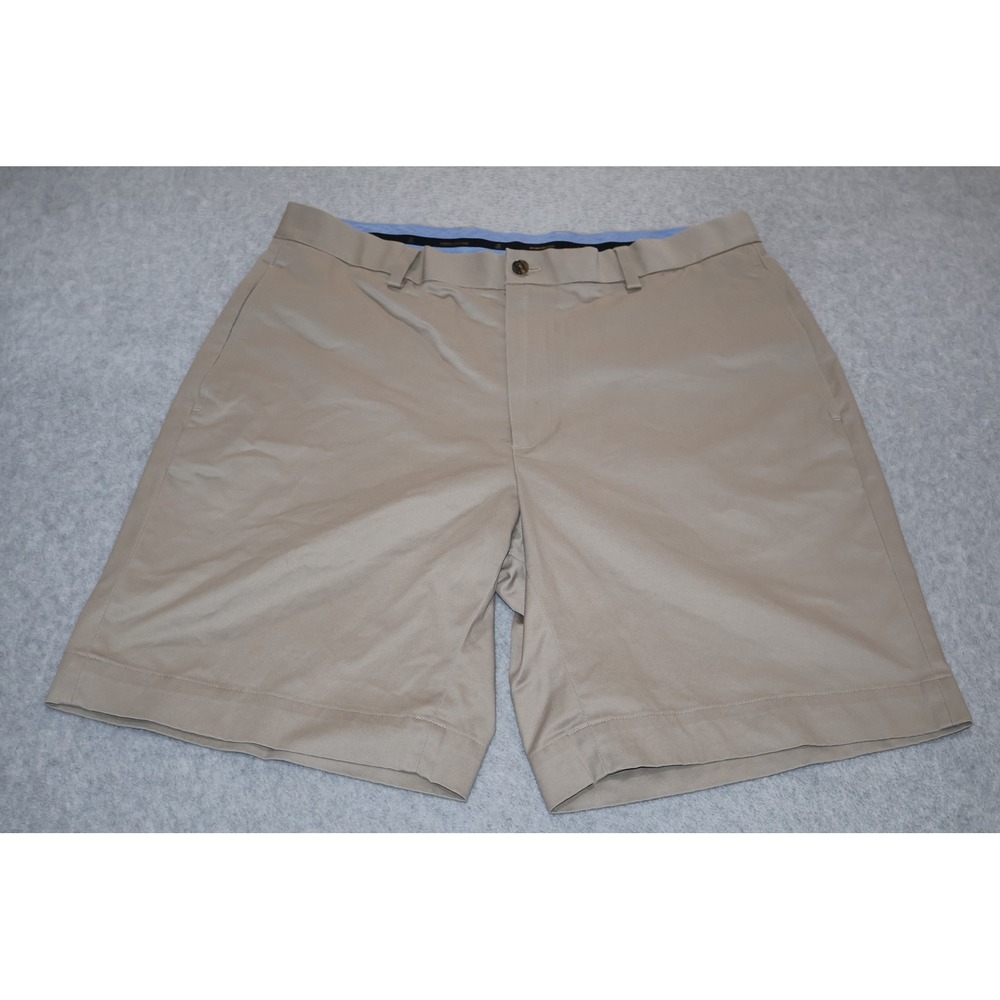 Brooks Brothers Shorts Mens 36 Tan Advantage Chino Stretch Lightweight FLAT